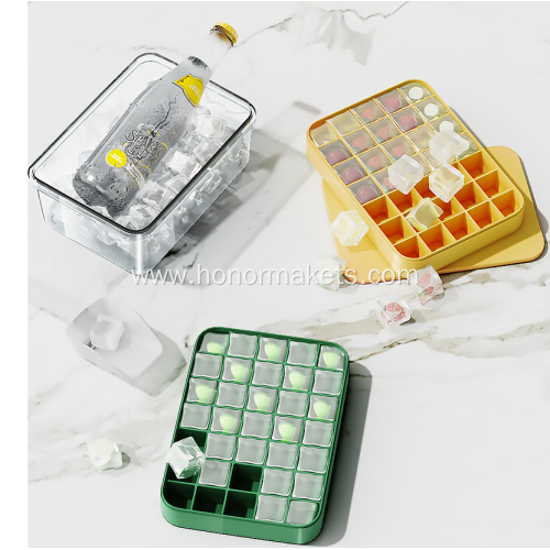 Silicone Ice Block Tray With Lid
